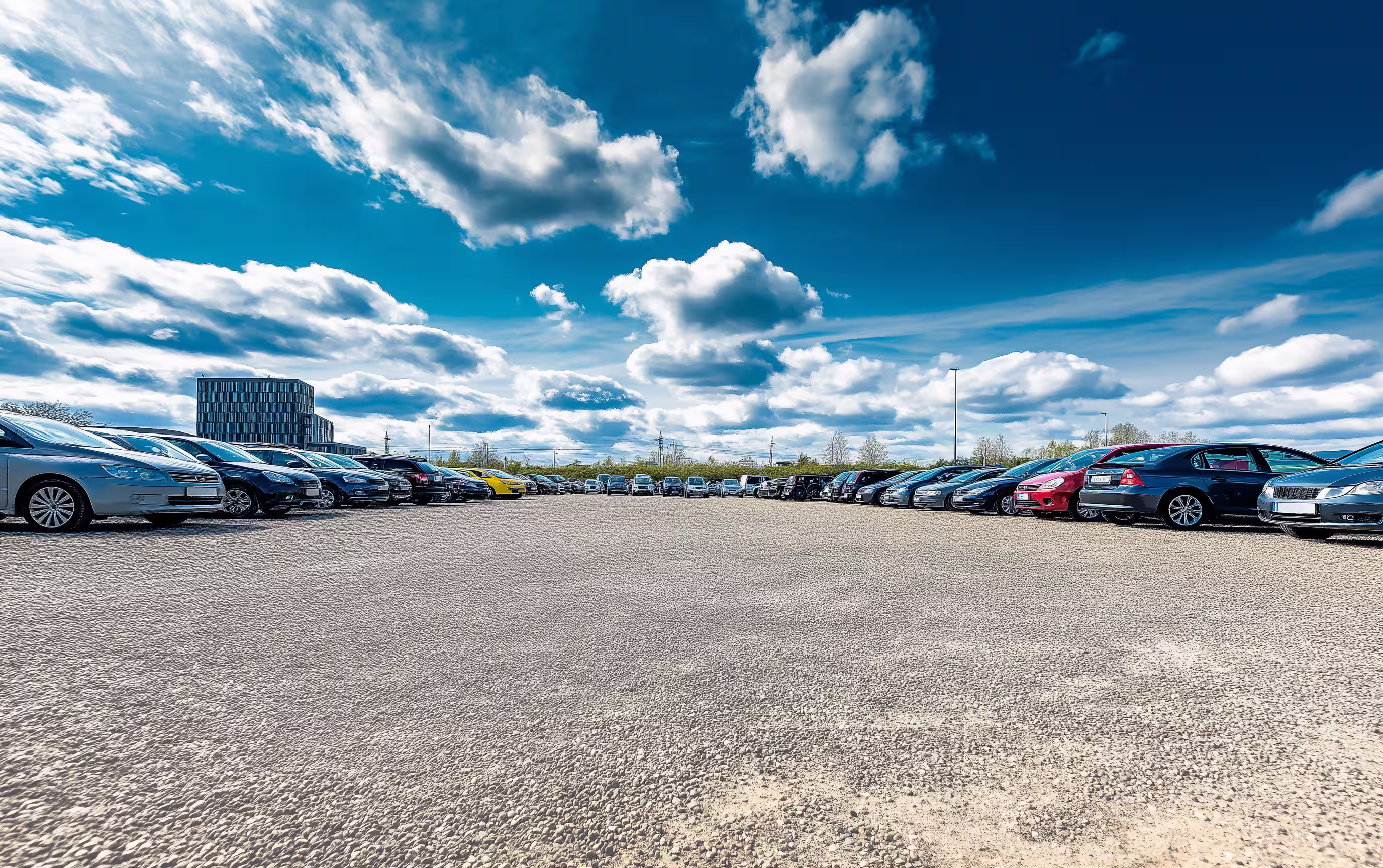 Airport parking background