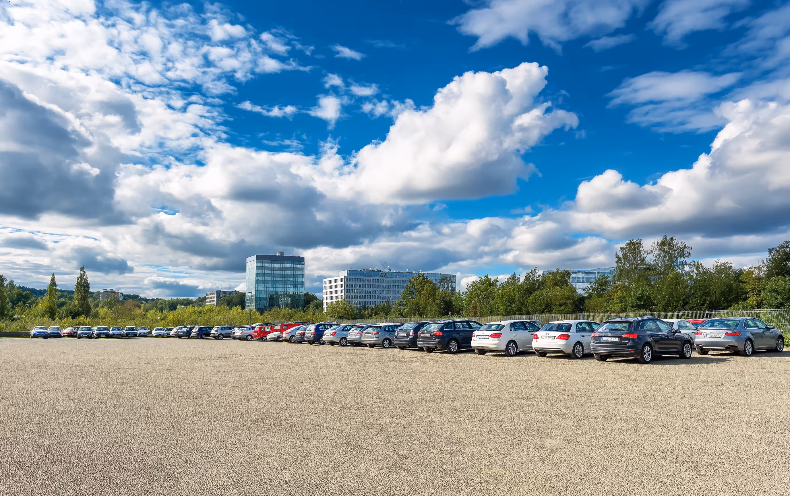 Airport parking background